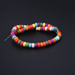 Natural Turquoise Beads Abacus Shape Spacer Beads 38cm