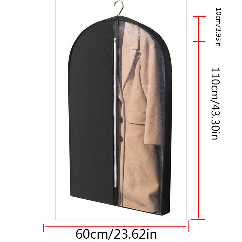 Hangable Shirt Suit Dust Cover Storage Bag Non-woven Hanging Garment Bag
