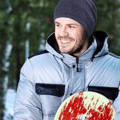 Men's Winter Fleece Skull Cap for Running Skiing Cycling