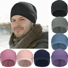 Men's Winter Fleece Skull Cap for Running Skiing Cycling
