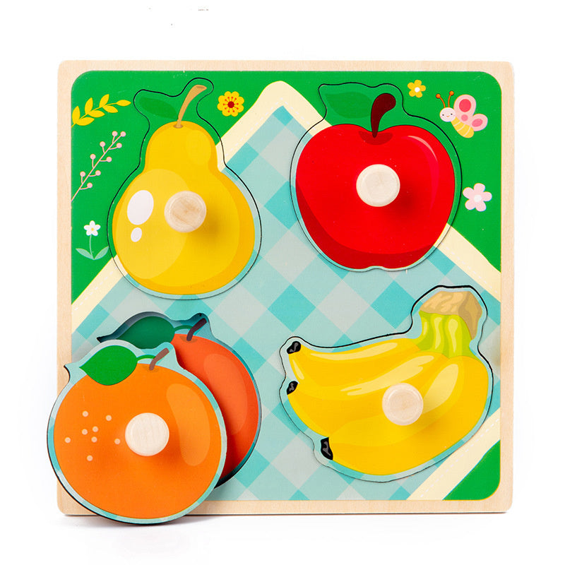 Wooden Animals Puzzle Educational Toy for Children