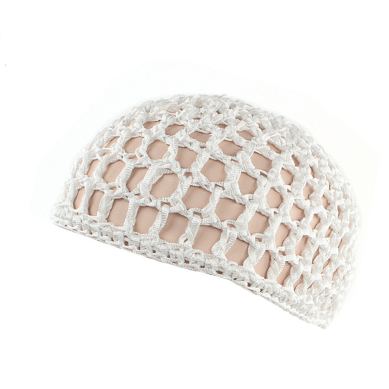 1pc Mesh Hair Net Crochet Cap Snood Long Hair Care Cover Hat