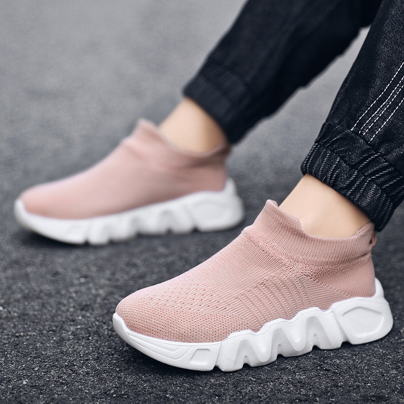 Breathable Slip On Sneakers for Kids Lightweight Shoes for Running