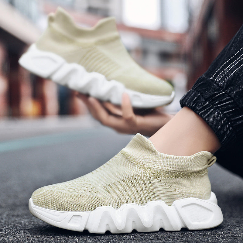 Breathable Slip On Sneakers for Kids Lightweight Shoes for Running