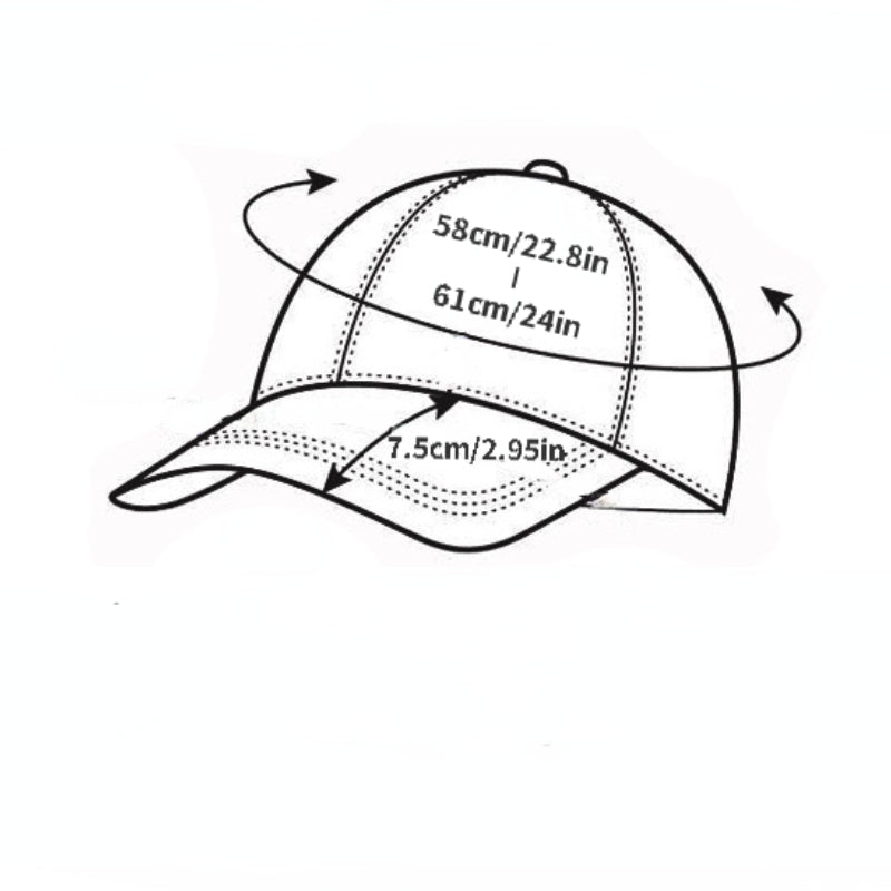 Red Cloud Embroidery Baseball Cap for Outdoor Sports