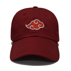 Red Cloud Embroidery Baseball Cap for Outdoor Sports