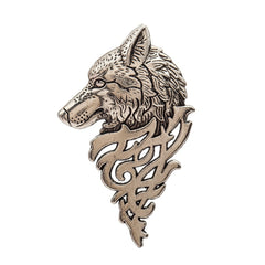 Wolf Brooch Collar Suit Clothes Pin Business Jewelry For Men