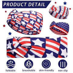Vintage Sporty Headband Unisex Sweat Absorbing Yoga Hair Band