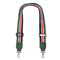 Colorblock Striped Bag Strap Adjustable Lightweight Travel Accessories