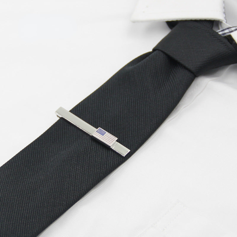 American Flag Men's Tie Clip Decorative Accessories