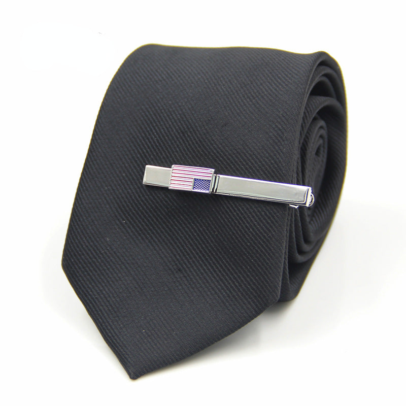 American Flag Men's Tie Clip Decorative Accessories