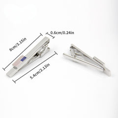 American Flag Men's Tie Clip Decorative Accessories