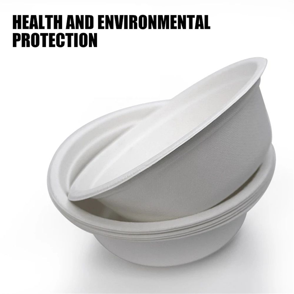 Biodegradable Paper Bowls Heavy Duty for Hot and Cold Food
