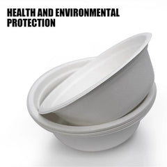 Biodegradable Paper Bowls Heavy Duty for Hot and Cold Food