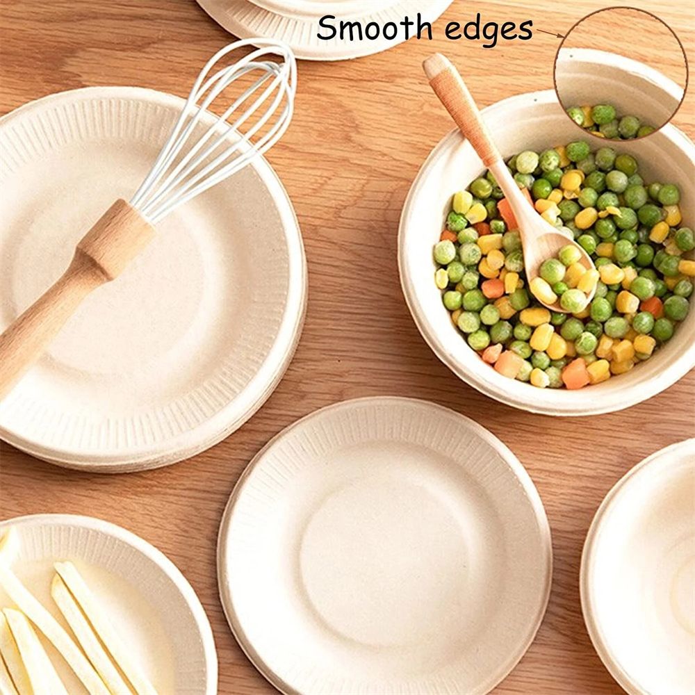 Biodegradable Paper Bowls Heavy Duty for Hot and Cold Food