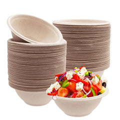 Biodegradable Paper Bowls Heavy Duty for Hot and Cold Food