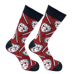 6 Pairs Boys Horror Cartoon Anime Crew Socks Cotton Blend Breathable Mid Tube