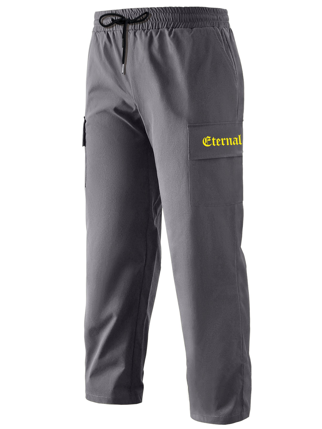Coconut Tree Print Men's Cargo Pants Outdoor Work Hiking
