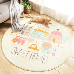 Nordic Style Shaggy Carpet for Kids Bedroom Decor Plush Rug