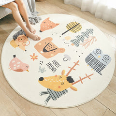 Nordic Style Shaggy Carpet for Kids Bedroom Decor Plush Rug