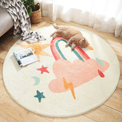 Nordic Style Shaggy Carpet for Kids Bedroom Decor Plush Rug