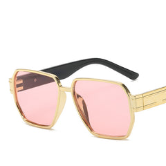 Square Sunglasses Mirror Lens UV400