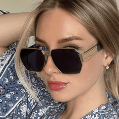 Square Sunglasses Mirror Lens UV400