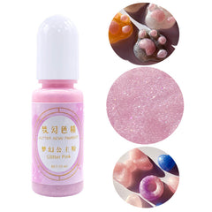 24 Colors Pearlescent Liquid Epoxy Pigment Resin Dye 10ml DIY Jewelry Making