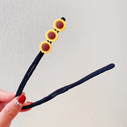 Colorful Hair Bun Maker Flower Fruit Decor Hair Accessories
