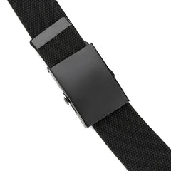 Men's Automatic Buckle Tape Canvas Belt for Jeans Pants