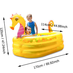 66 92inch Inflatable Round Swimming Pool For Kids Adults Family