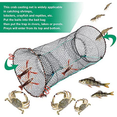 Collapsible Fishing Bait Trap for Crab Minnow Crawfish Lobster and Shrimp