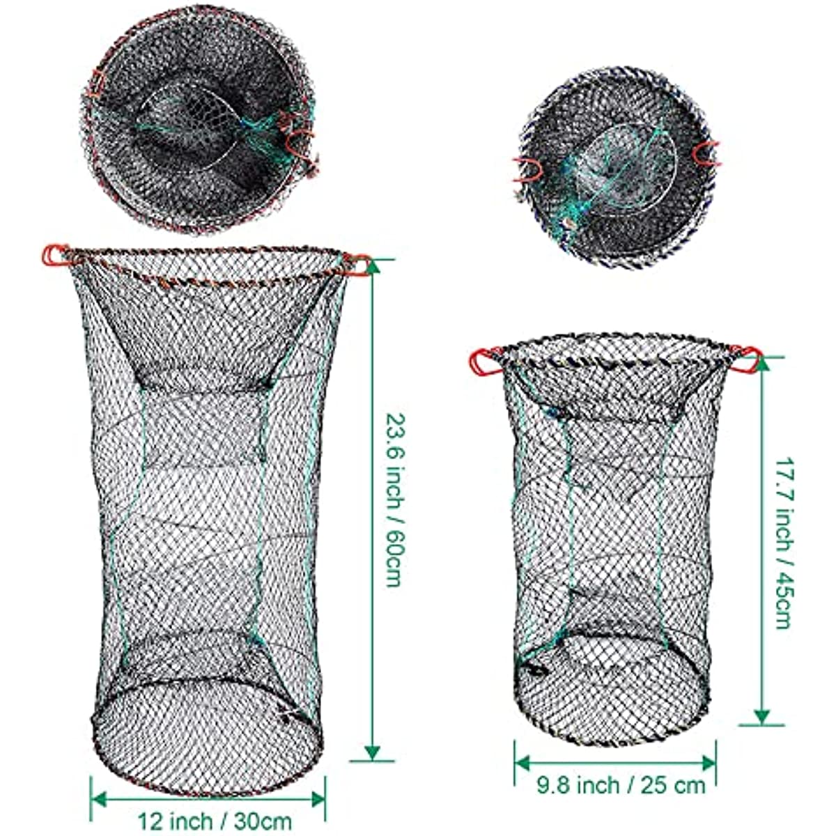 Collapsible Fishing Bait Trap for Crab Minnow Crawfish Lobster and Shrimp