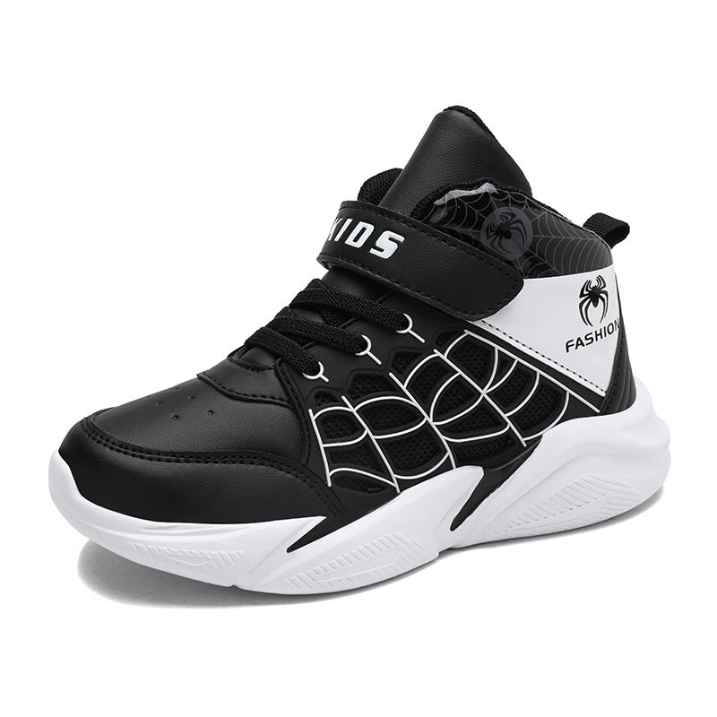 Waterproof Basketball Shoes for Boys Athletic Hook and Loop Fastener
