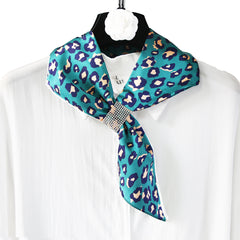 Satin Silky Scarf Inelastic Shawl Wrist Wraps Scarf