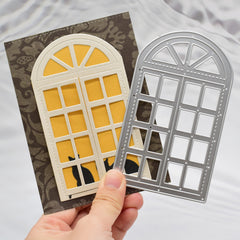 1pc Openable Window Metal Cutting Dies for DIY Scrapbooking Greeting Card Making