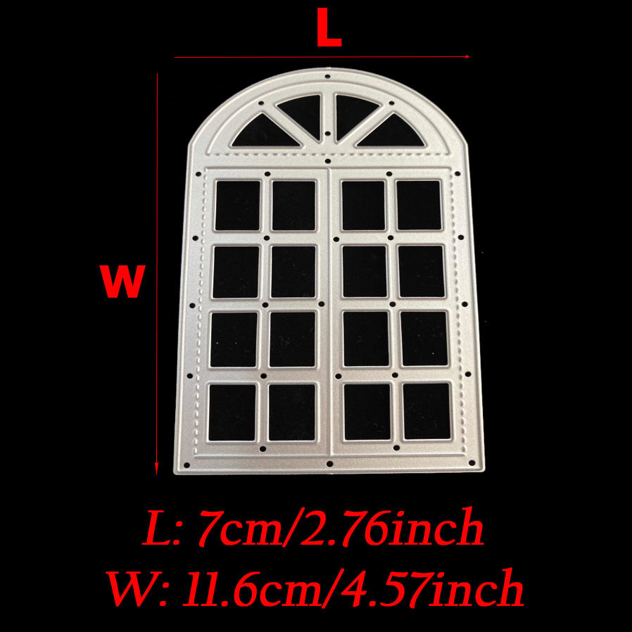 1pc Openable Window Metal Cutting Dies for DIY Scrapbooking Greeting Card Making