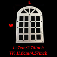 1pc Openable Window Metal Cutting Dies for DIY Scrapbooking Greeting Card Making