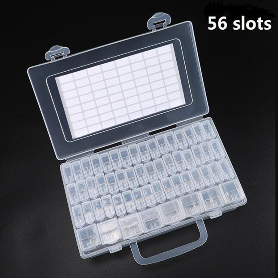 DIY Diamond Painting Storage Box 40 48 56 Grids Bead Organizer Container