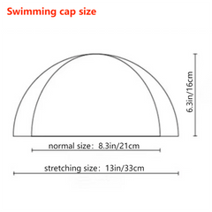Swimming Kit with Bag Cap Goggles Earplugs Nose Clips