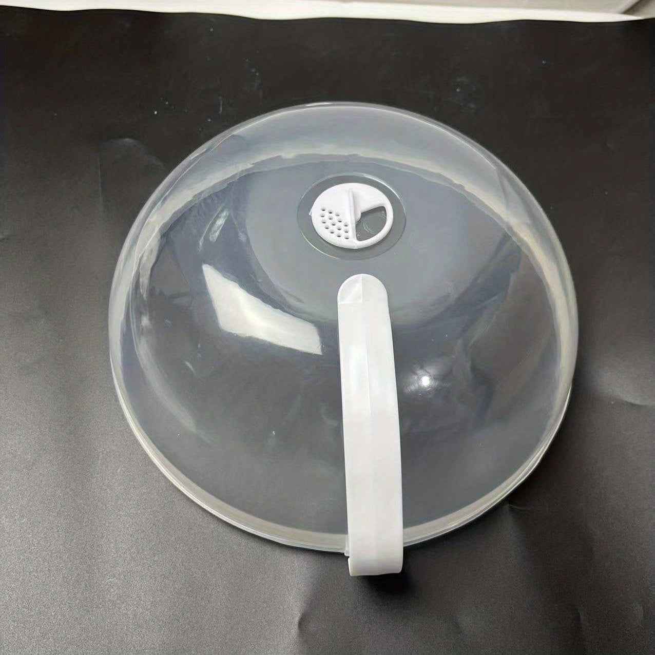 2pcs Microwave Heating Cover Anti-splash Food Preserv Dustproof Hot Dish Bowl