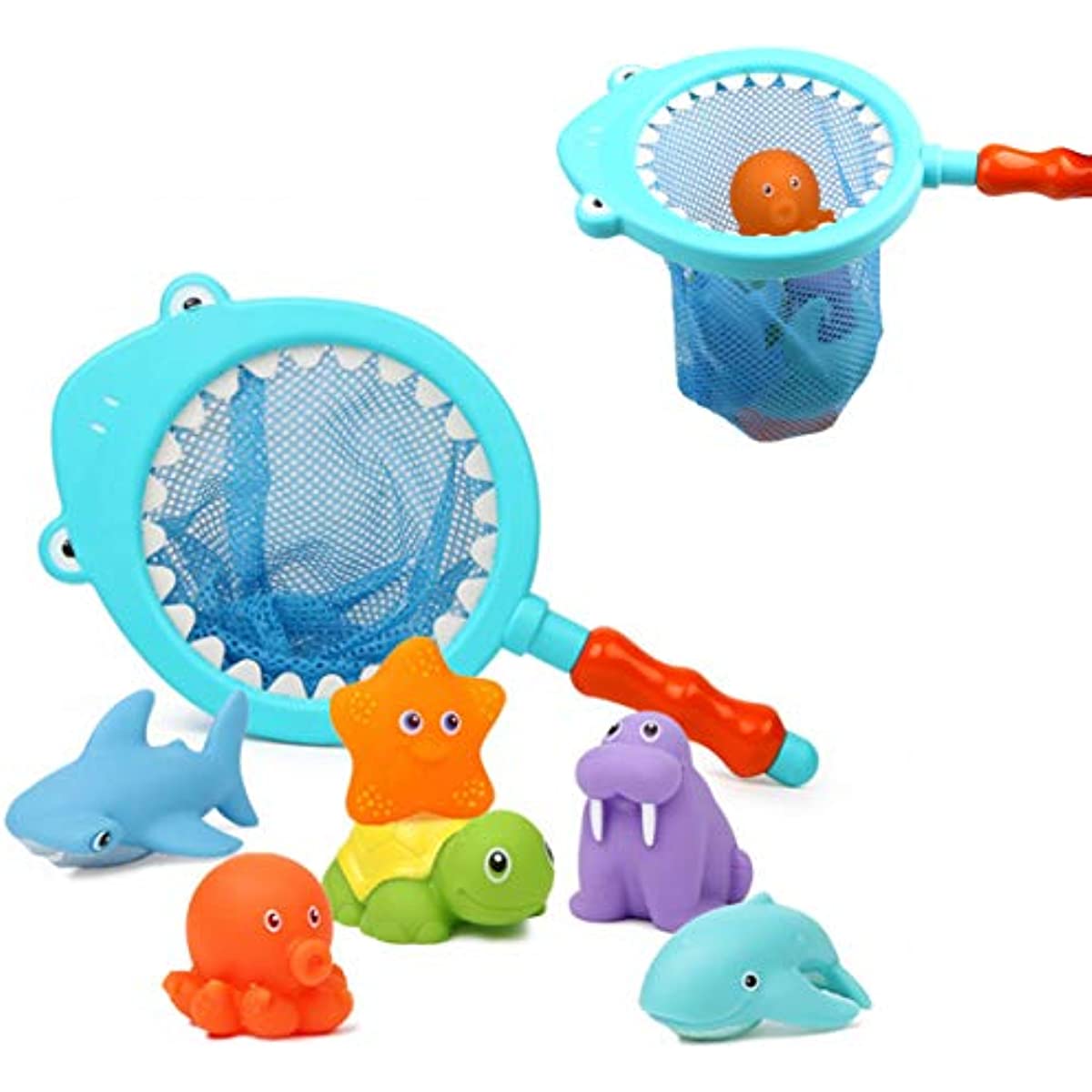 7pcs Bath Squeeze Bathtime Fun Plastic Squirter Toys for Kids