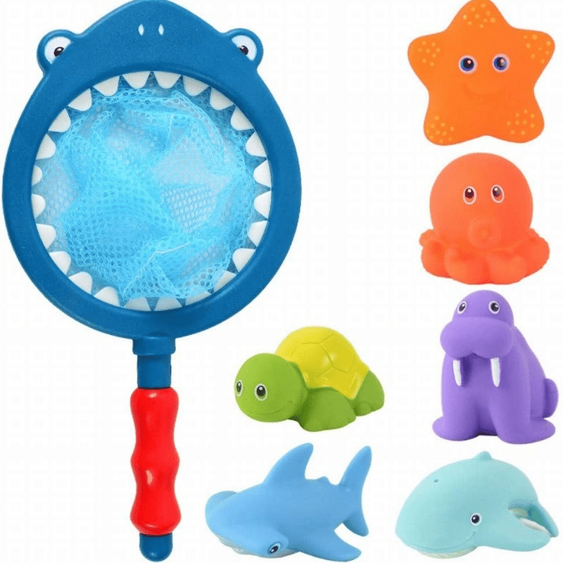7pcs Bath Squeeze Bathtime Fun Plastic Squirter Toys for Kids