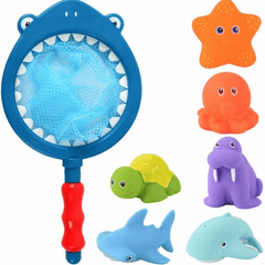 7pcs Bath Squeeze Bathtime Fun Plastic Squirter Toys for Kids