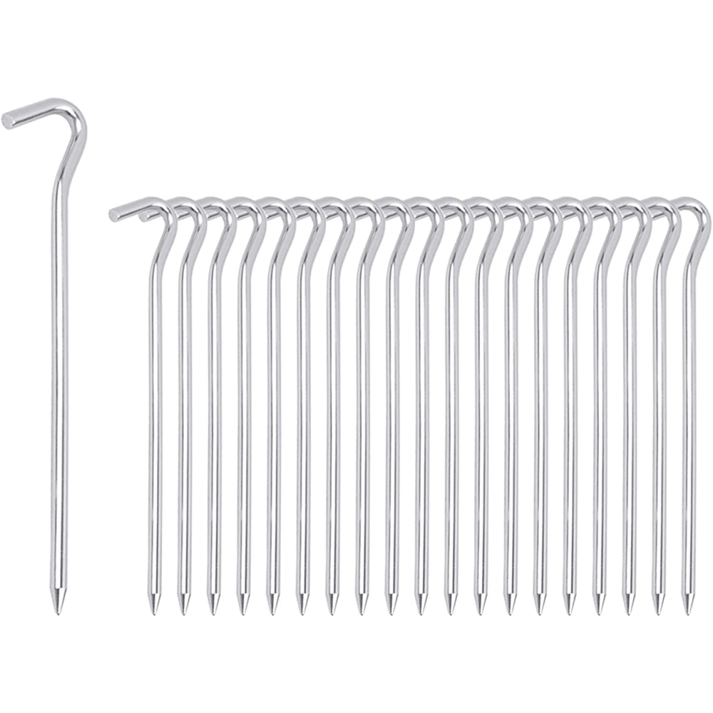 Aluminum Camping Tent Stakes Lightweight Canopy Pegs