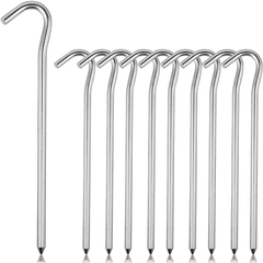Aluminum Camping Tent Stakes Lightweight Canopy Pegs