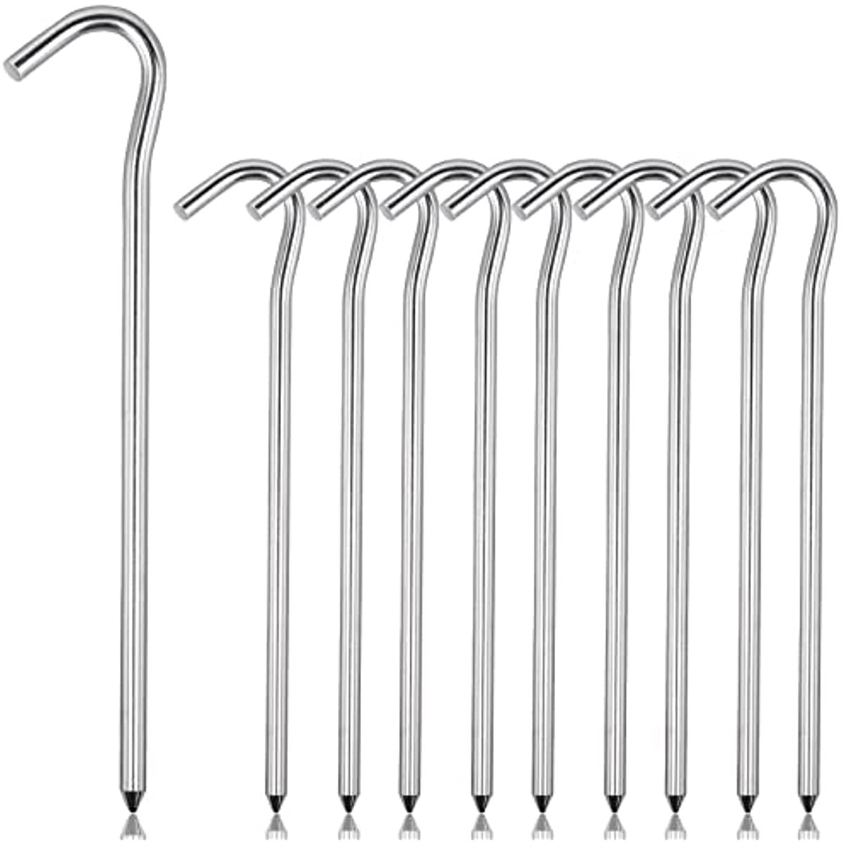 Aluminum Camping Tent Stakes Lightweight Canopy Pegs