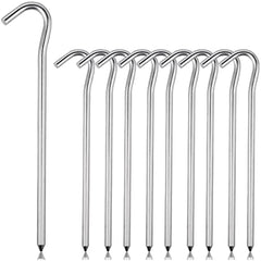 Aluminum Camping Tent Stakes Lightweight Canopy Pegs