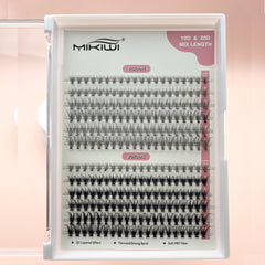 Soft Natural C Curling Cluster Lashes 6-12mm Individual Lashes Extensions