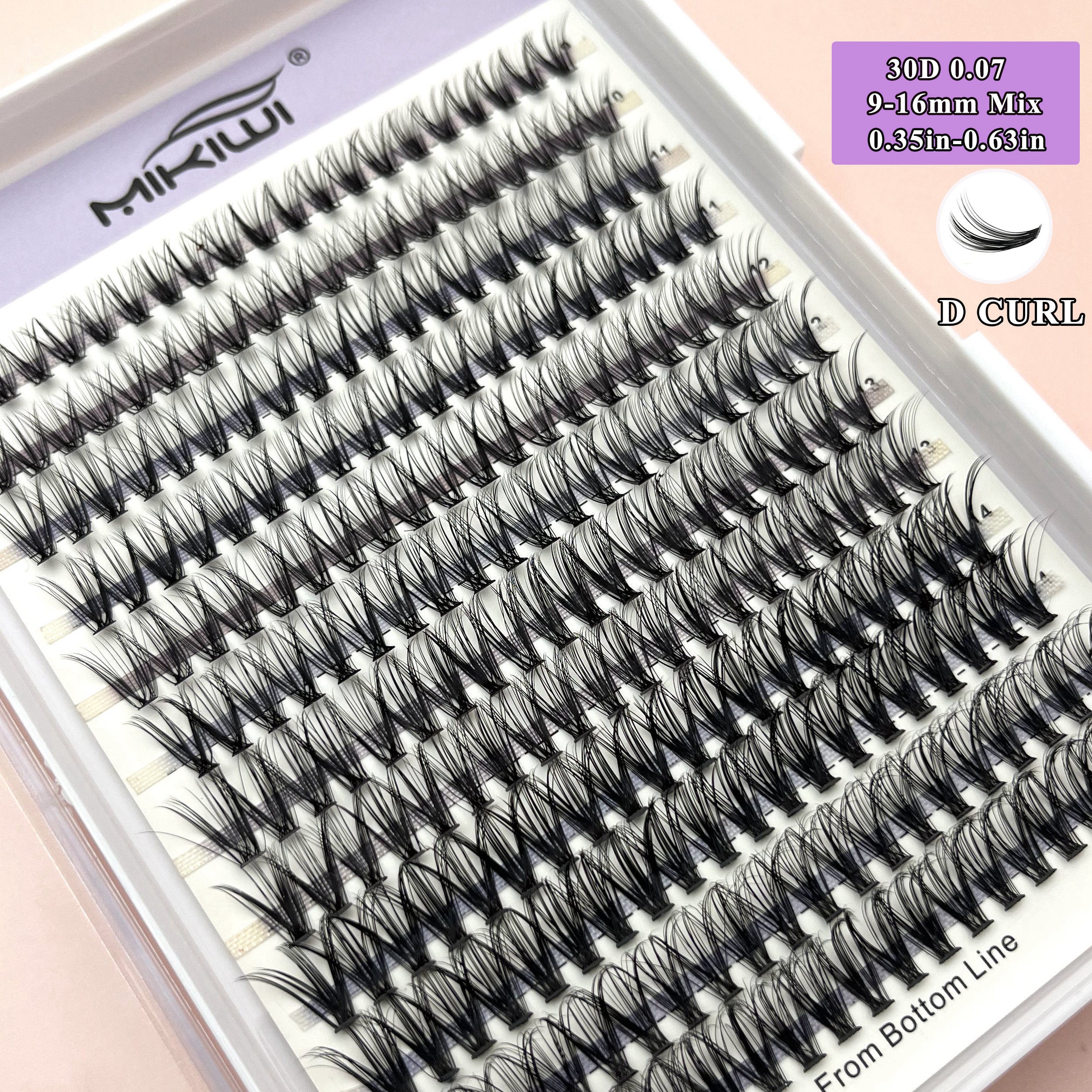 Cluster Lashes 240Pcs 30D 40D D Curling Lash Extensions Soft And Natural